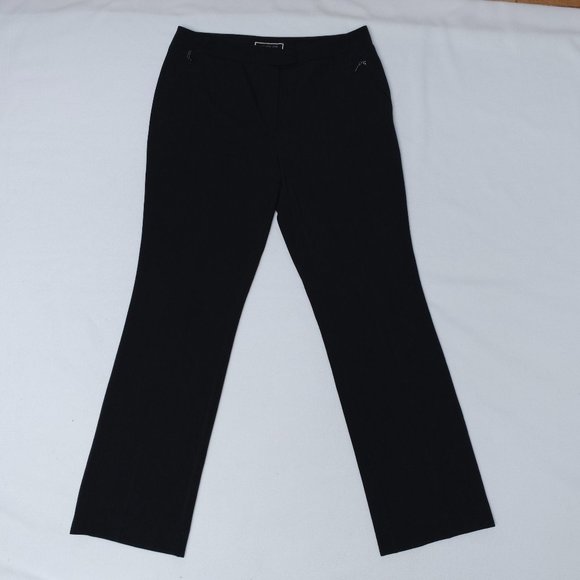 Melanie Lyne Women's Classic Black Trousers - Picture 5 of 13